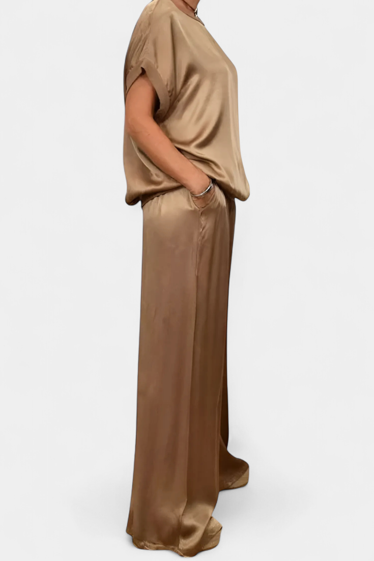 Blasa Conjunto de Primavera de Dos Piezas con Estilo Sofisticado