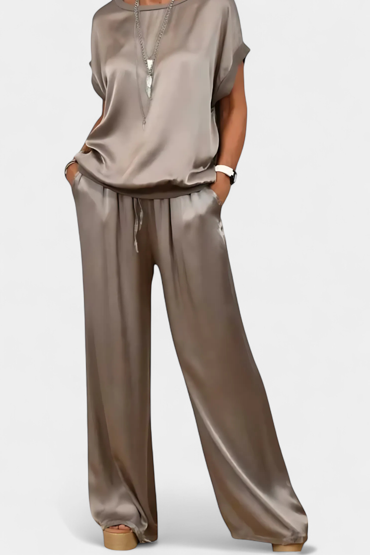 Blasa Conjunto de Primavera de Dos Piezas con Estilo Sofisticado