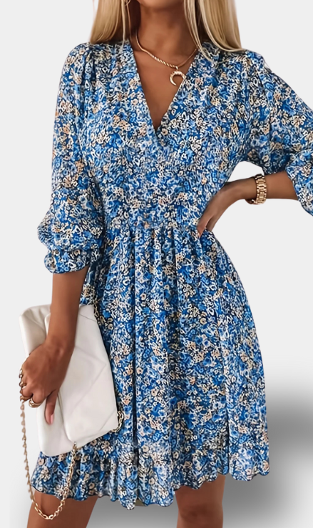 Barbara Vestido de Verano para Mujer -Tejido Ligero y Casual