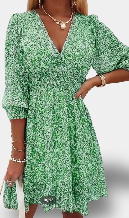 Barbara Vestido de Verano para Mujer -Tejido Ligero y Casual