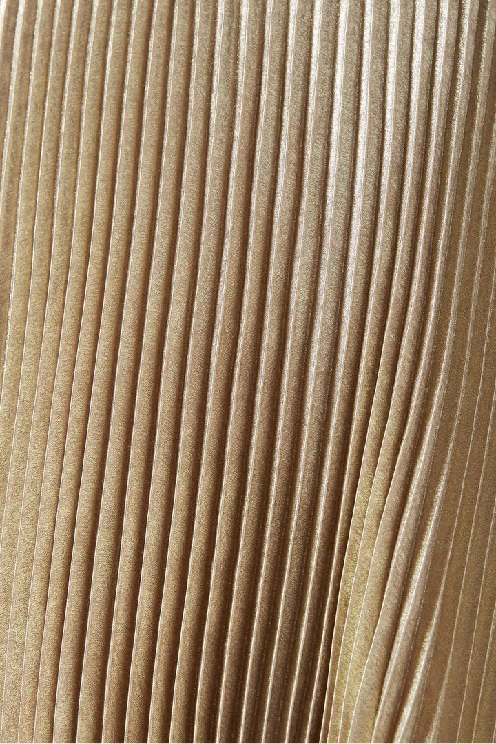 Andreia Vestido Sin Mangas de Corte A con Pliegues