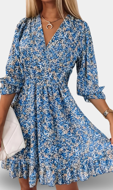 Barbara Vestido de Verano para Mujer -Tejido Ligero y Casual