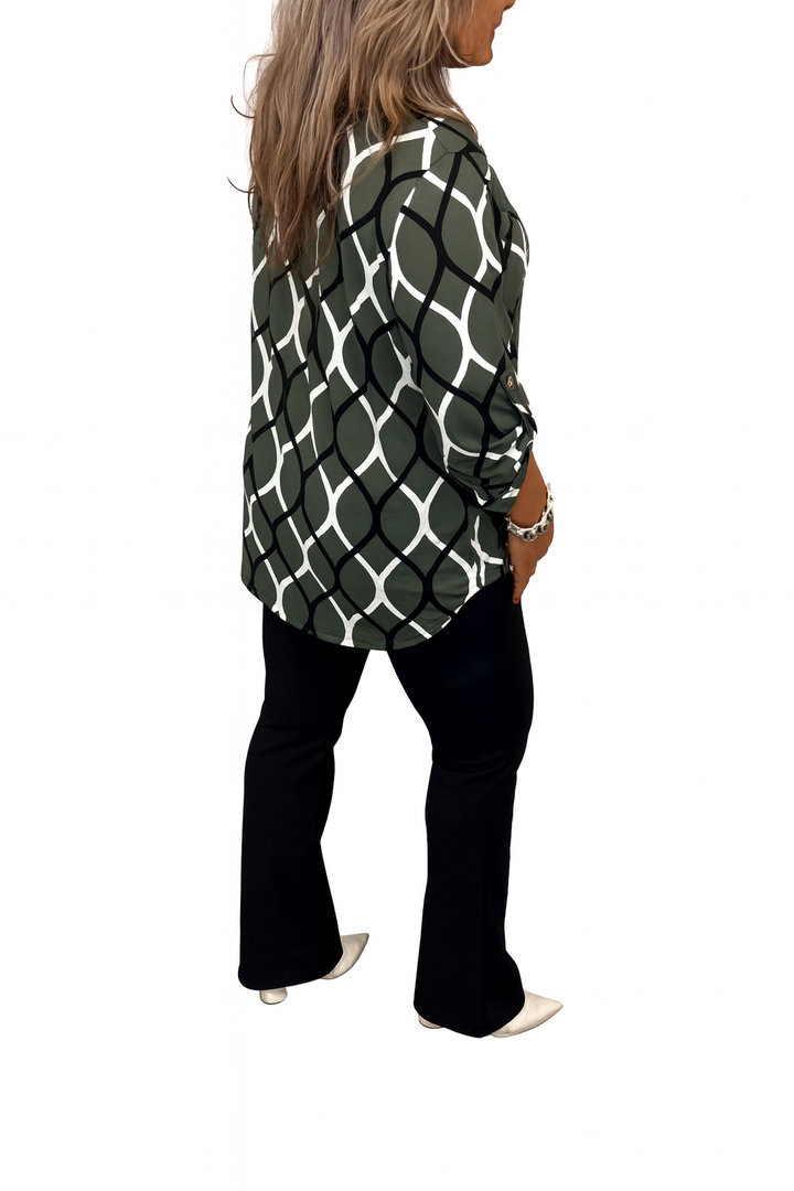 Isabel | Blusa con Estampado Gráfico