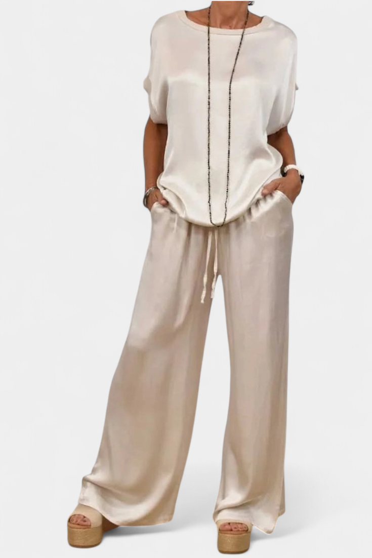 Blasa Conjunto de Primavera de Dos Piezas con Estilo Sofisticado