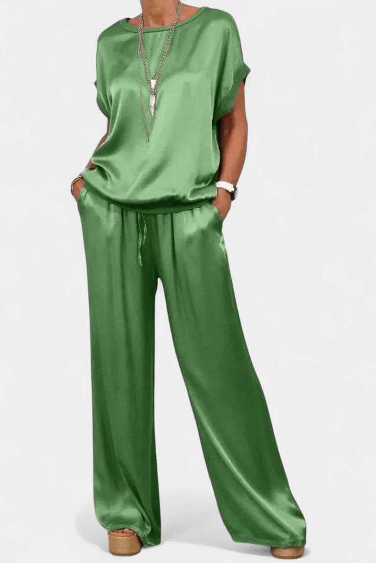 Blasa Conjunto de Primavera de Dos Piezas con Estilo Sofisticado