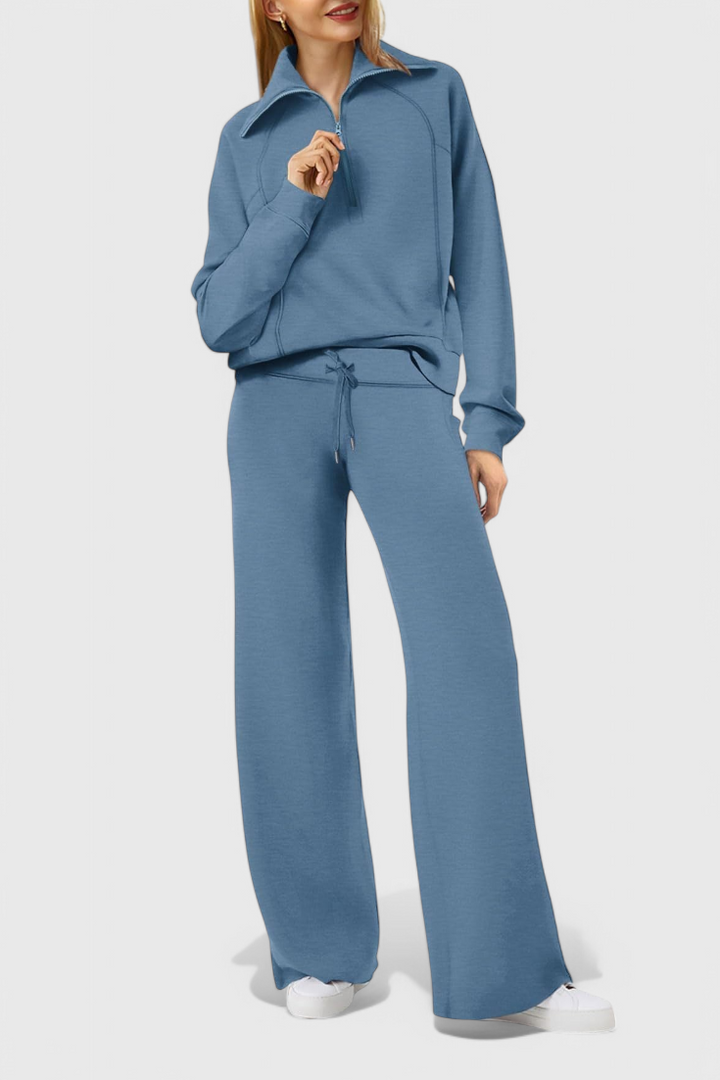 Berken Conjunto de Lounge de Dos Piezas de Manga Larga