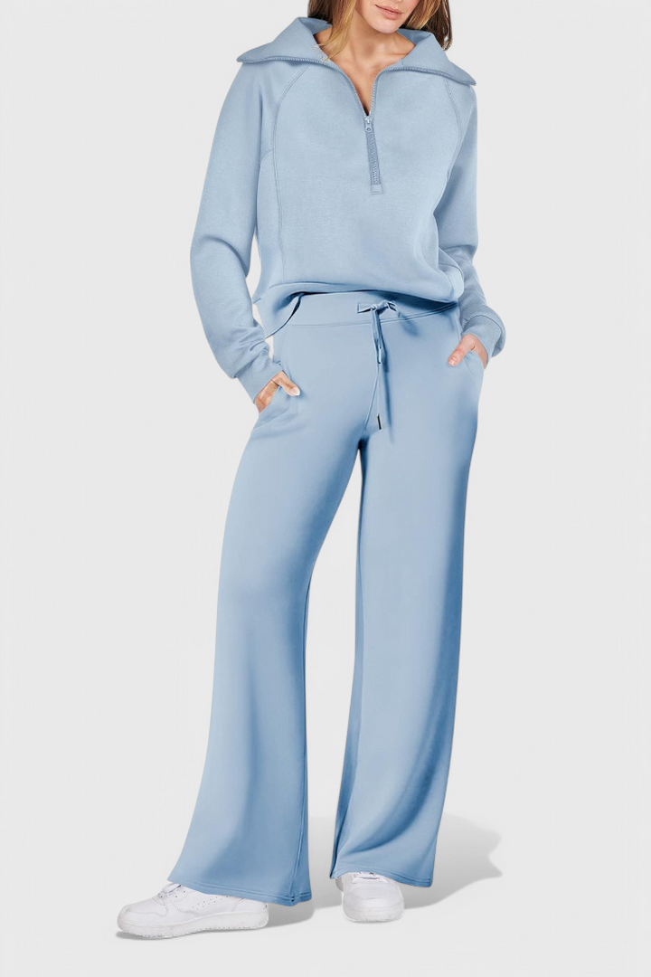 Berken Conjunto de Lounge de Dos Piezas de Manga Larga