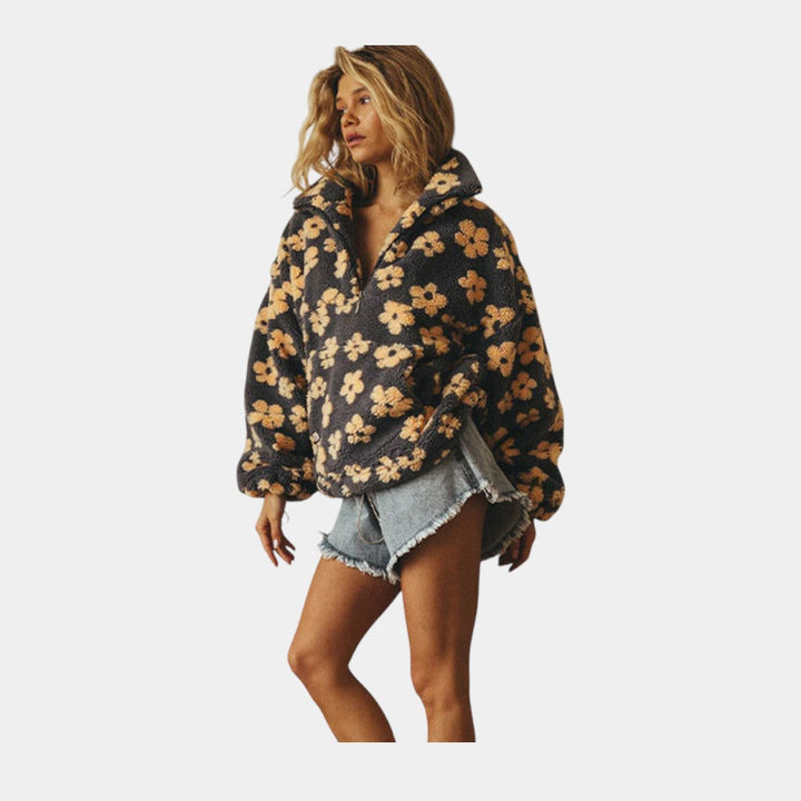 Alba | Jersey floral de estilo natural y femenino