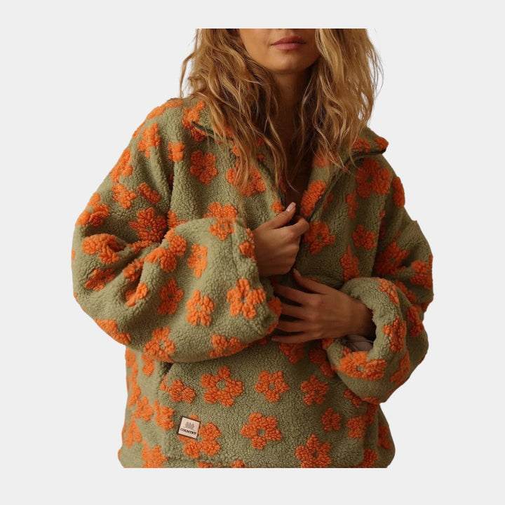 Alba | Jersey floral de estilo natural y femenino