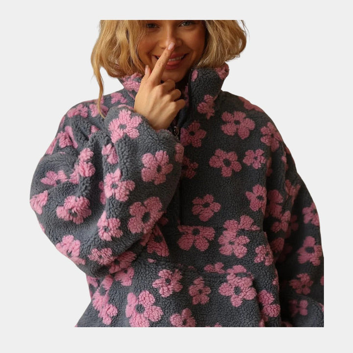 Alba | Jersey floral de estilo natural y femenino