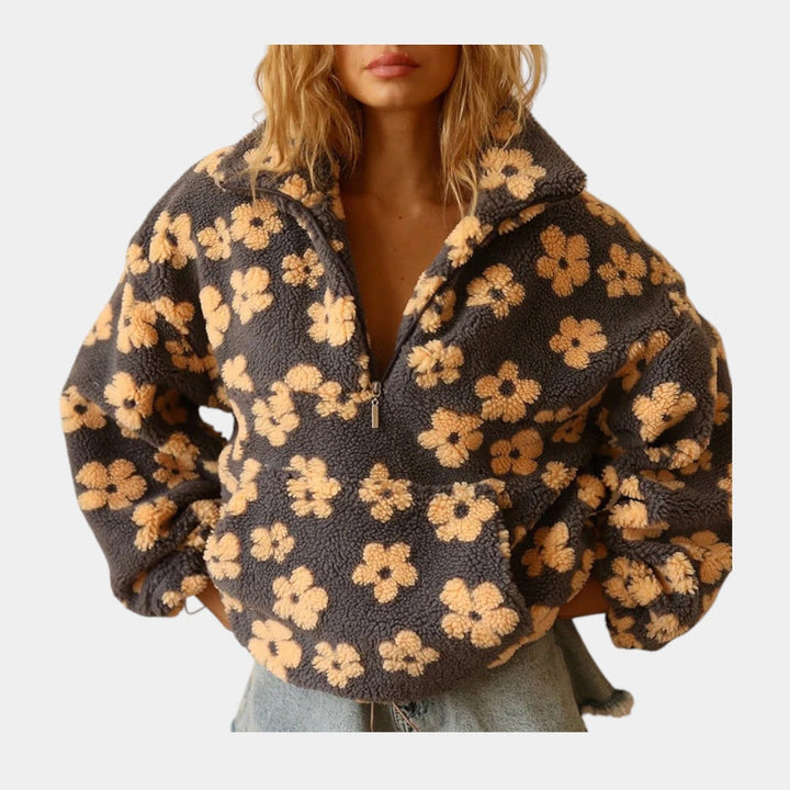 Alba | Jersey floral de estilo natural y femenino