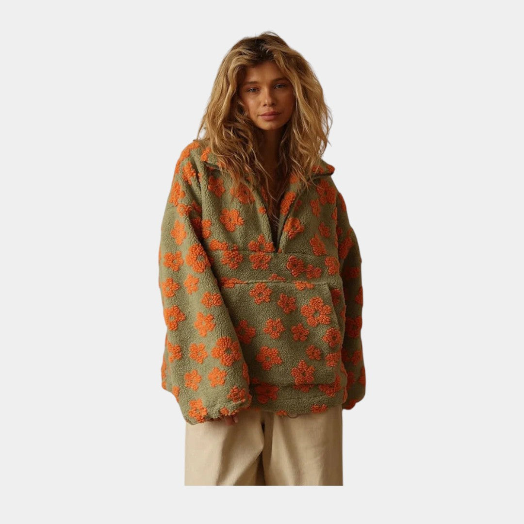 Alba | Jersey floral de estilo natural y femenino